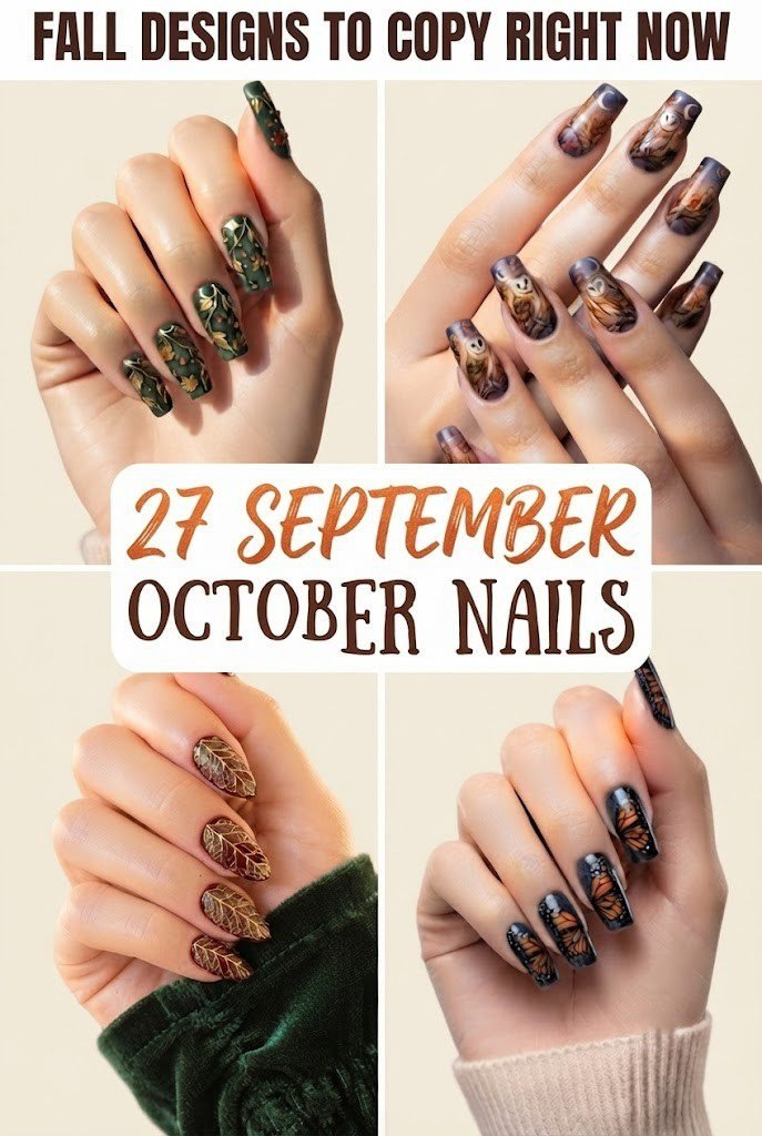 September October NailsFall Designs